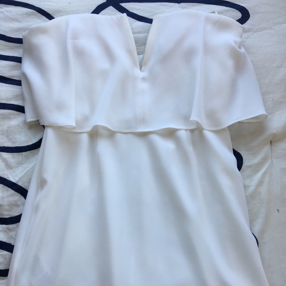BCBG white mini dress